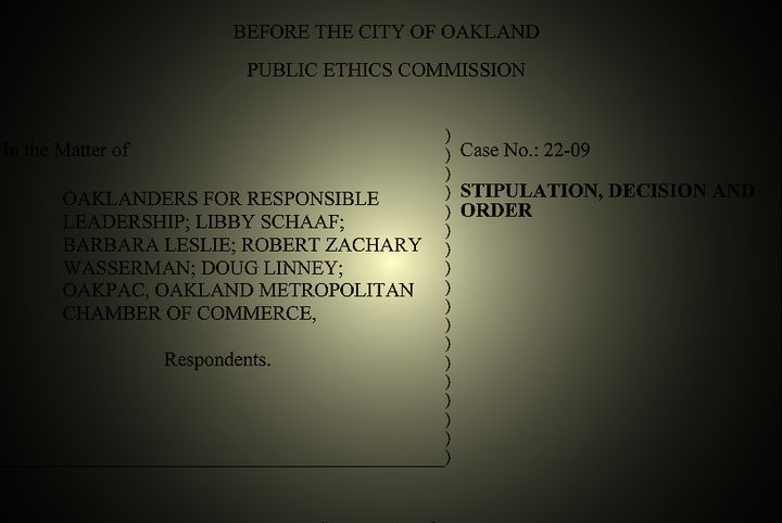 Schaaf's Pattern of Campaign Violations; Judge Orders Chief's Direct Supervision of IAD; Press Event Celebrates Coliseum Sale; Thao Confronts Recall Proponents at Endorsement Meeting